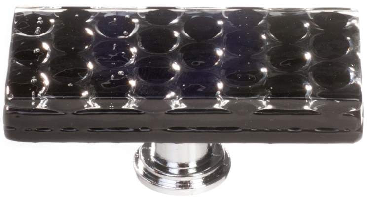 Sietto LK-902: 2" Texture Cabinet Knob - Black