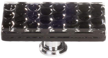 Sietto LK-902: 2" Texture Cabinet Knob - Black