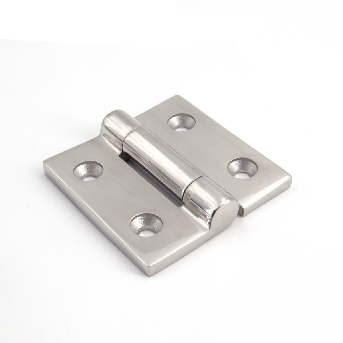 Sugatsune LSF-75: 75 x 75mm Butt Hinge - Mirror Stainless Steel