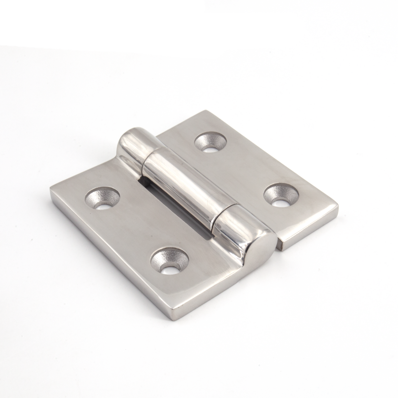Sugatsune LSF-75: 75 x 75mm Butt Hinge - Mirror Stainless Steel
