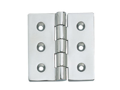 Sugatsune LSF-100: 100 x 100mm Butt Hinge - Mirror Stainless Steel