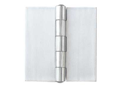 Sugatsune LSK-1157-2: 2-1/2" x 2-1/2" Weld-On Butt Hinge - Satin Stainless Steel