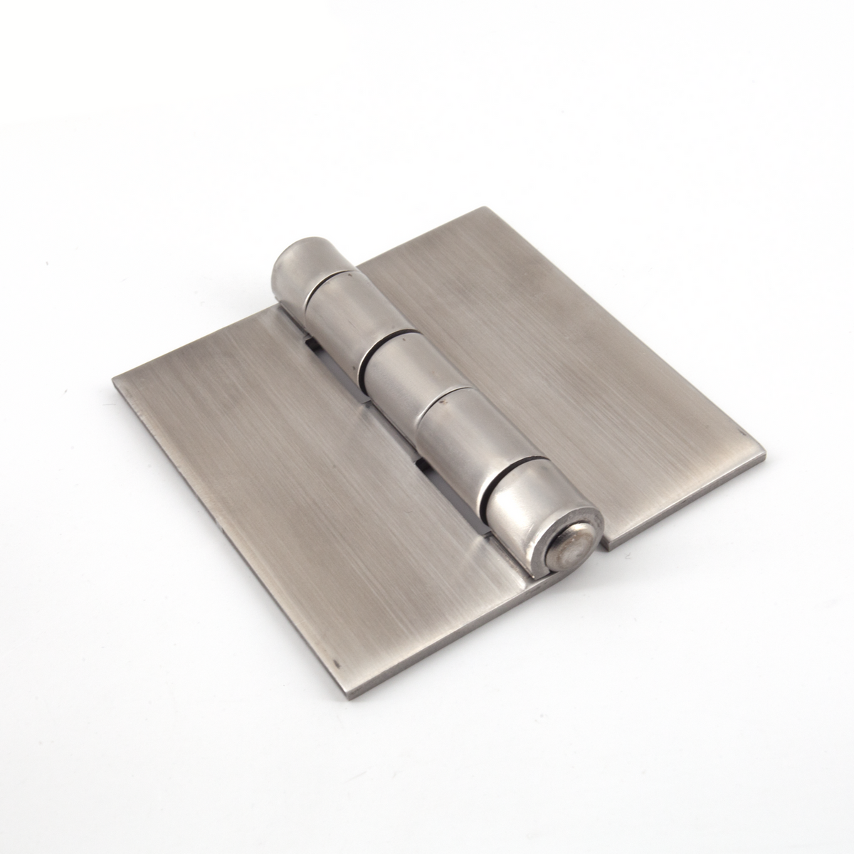 Sugatsune LSK-1157-3: 3" x 2-15/16" Weld-On Butt Hinge - Satin Stainless Steel