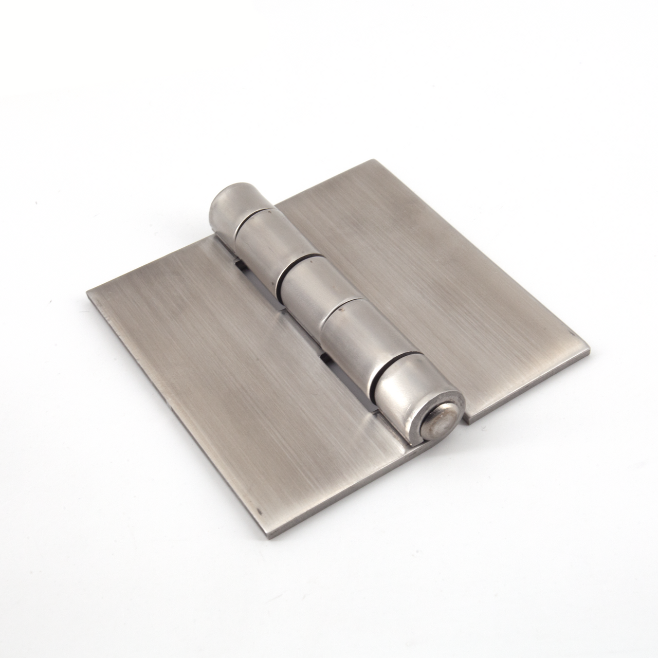 Sugatsune LSK-1157-3: 3" x 2-15/16" Weld-On Butt Hinge - Satin Stainless Steel