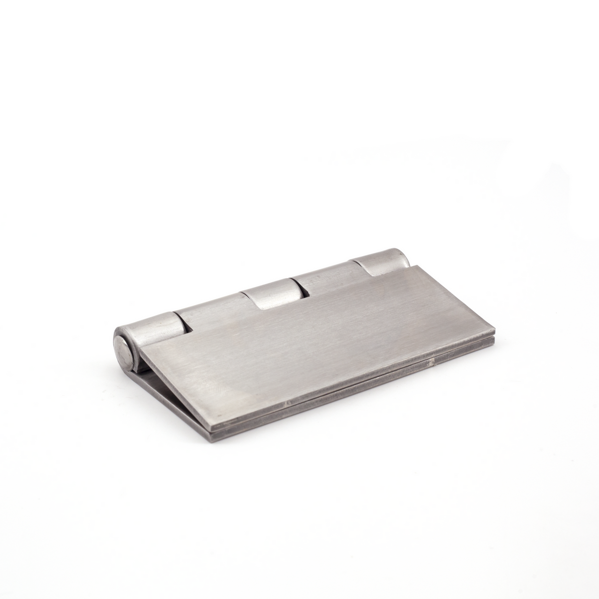 Sugatsune LSK-1157-6: 5" x 4-43/64" Weld-On Butt Hinge - Satin Stainless Steel