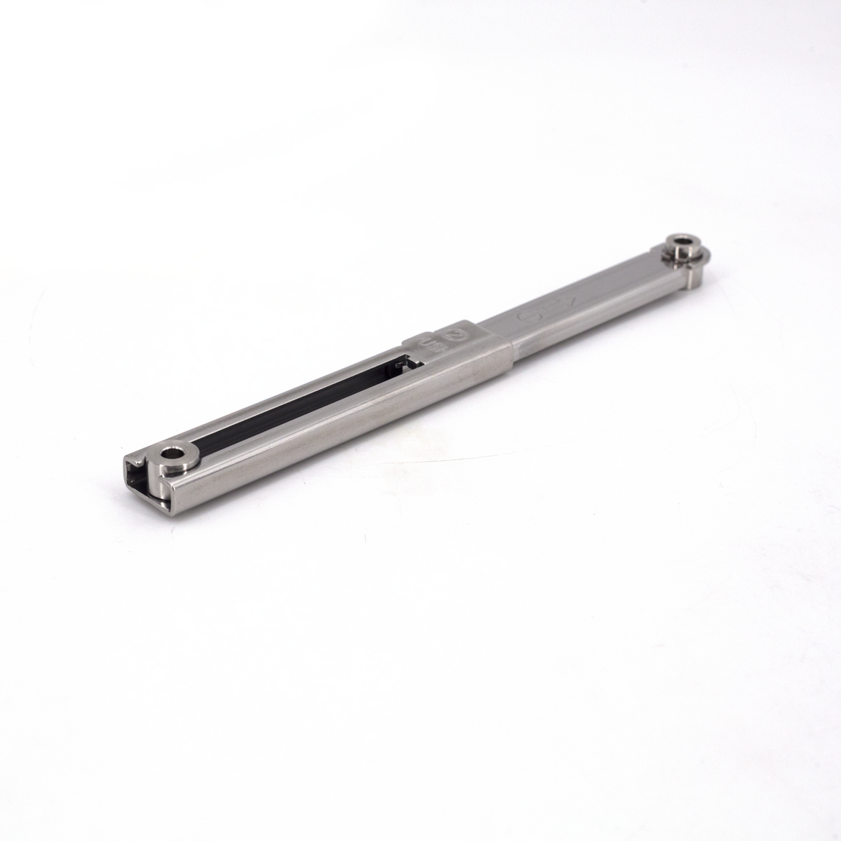 Sugatsune L-SL140: Mini Lid Stay w/Lock - Polished Stainless Steel