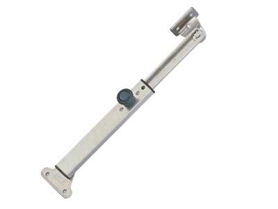 Sugatsune LSP-195B: 195mm Lid Stay w/Lock - Satin Stainless Steel