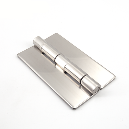 Sugatsune LSA-100: 100 x 60mm Butt Hinge (weld-on) - Mirror Stainless Steel