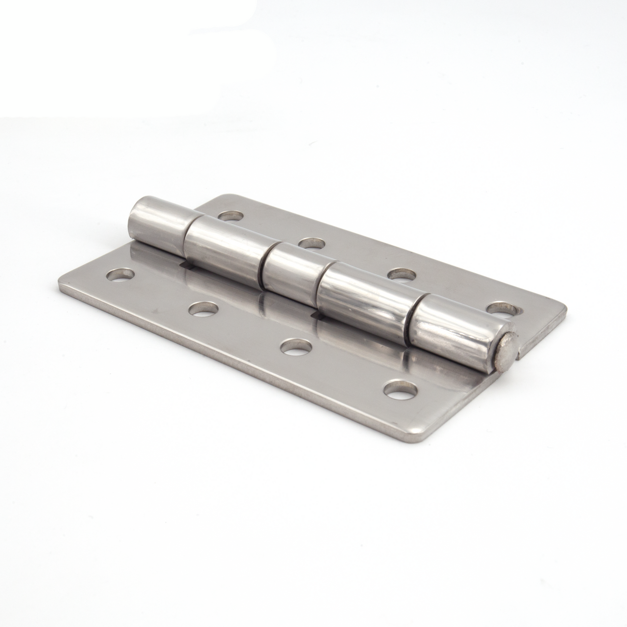Sugatsune LSB-100: 100 x 60mm Butt Hinge (screw holes) - Mirror Stainless Steel