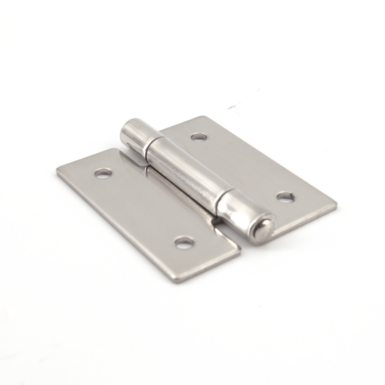 Sugatsune LSB-40: 40 x 35mm Butt Hinge (screw holes) - Mirror Stainless Steel