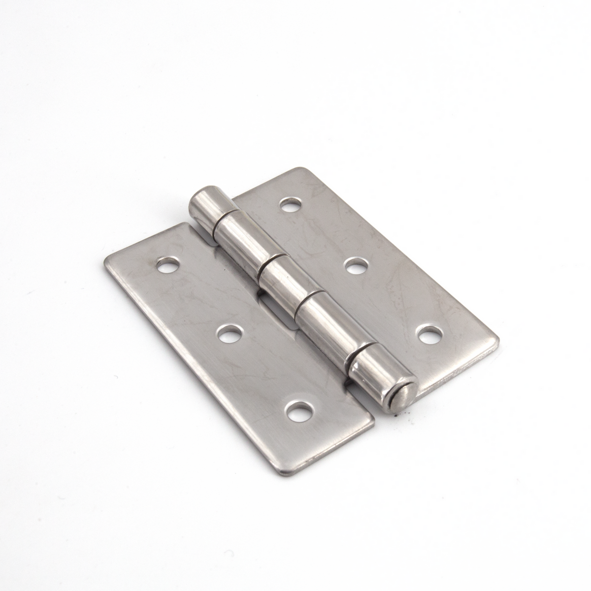 Sugatsune LSB-65: 65 x 50mm Butt Hinge (screw holes) - Mirror Stainless Steel