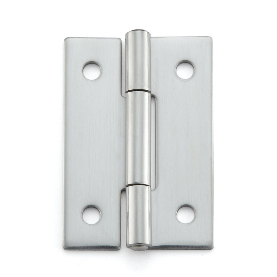 Sugatsune LSB-50: 50 x 35mm Butt Hinge (screw holes) - Mirror Stainless Steel