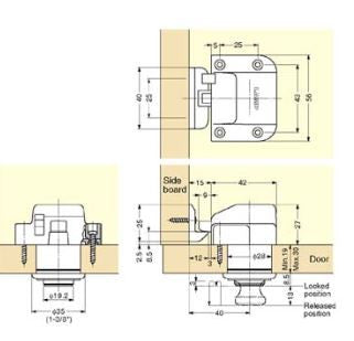 Latch Body Spec Sheet