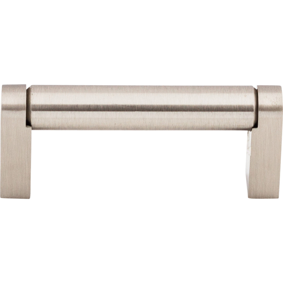Top Knobs M1001: 3" cc Pennington Round Bar Cabinet Pull - Brushed Satin Nickel