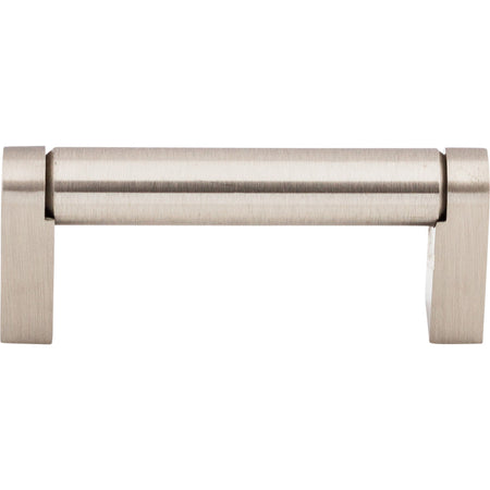 Top Knobs M1001: 3" cc Pennington Round Bar Cabinet Pull - Brushed Satin Nickel