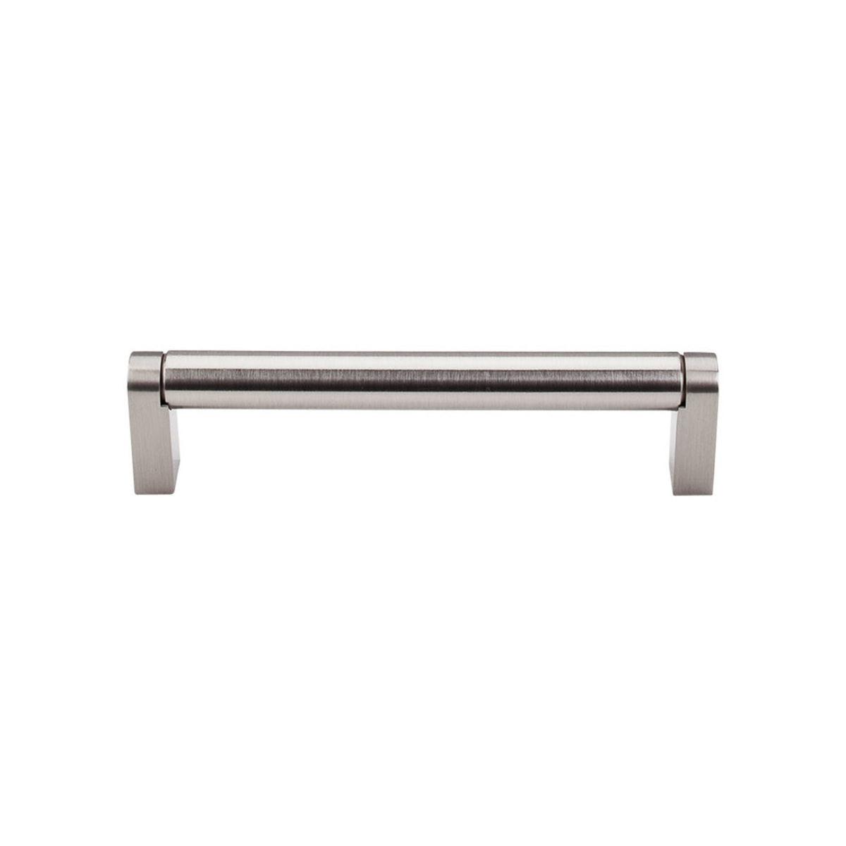 Top Knobs M1003: 5-1/16" cc Pennington Round Bar Cabinet Pull - Brushed Satin Nickel