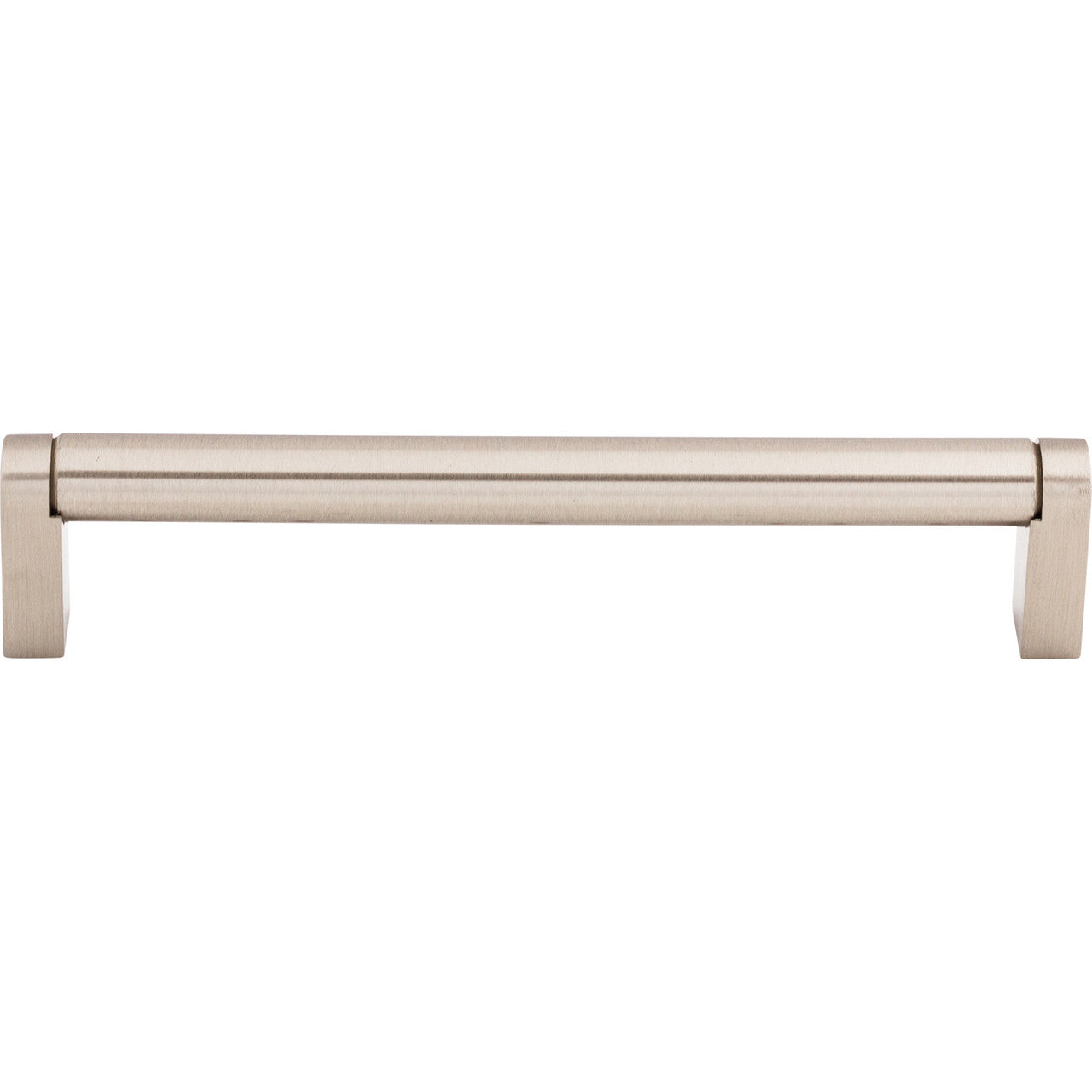 Top Knobs M1004: 6-5/16" cc Pennington Round Bar Cabinet Pull - Brushed Satin Nickel