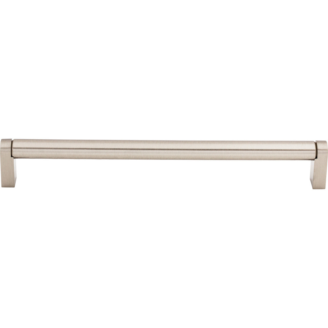 Top Knobs M1005: 8-13/16" cc Pennington Round Bar Cabinet Pull - Brushed Satin Nickel