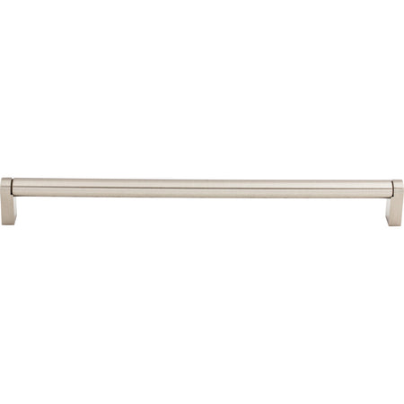 Top Knobs M1006: 11-11/32" cc Pennington Round Bar Cabinet Pull - Brushed Satin Nickel