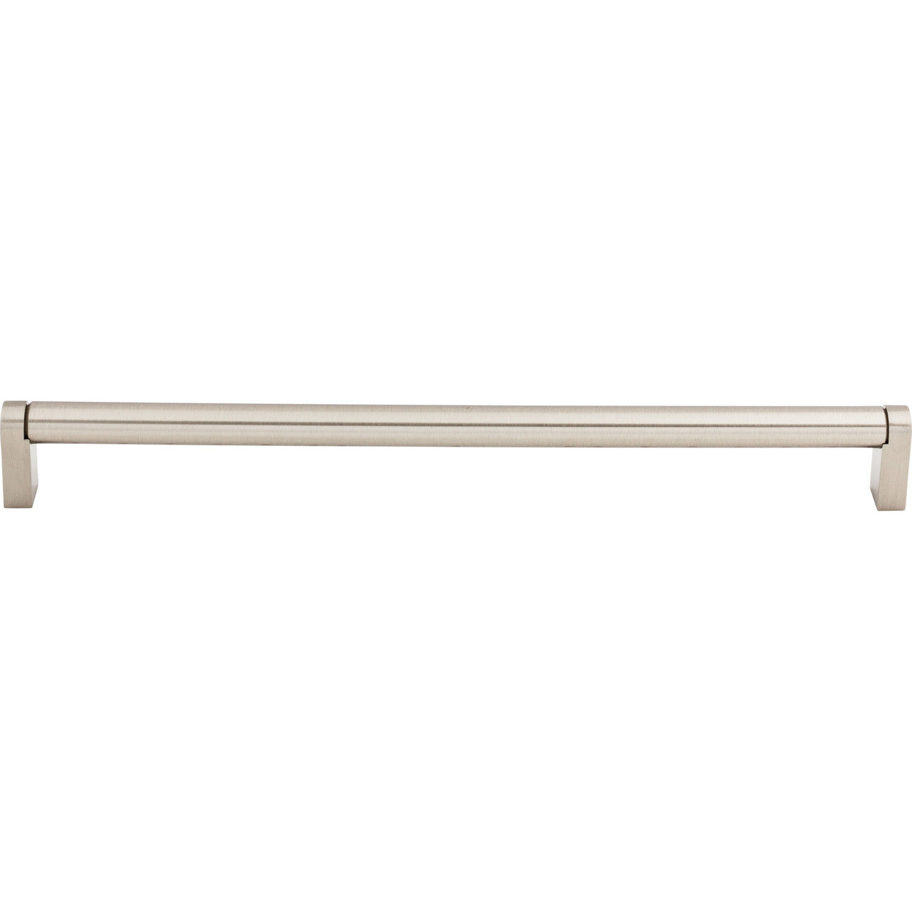 Top Knobs M1008: 18-7/8" cc Pennington Round Bar Cabinet Pull - Brushed Satin Nickel