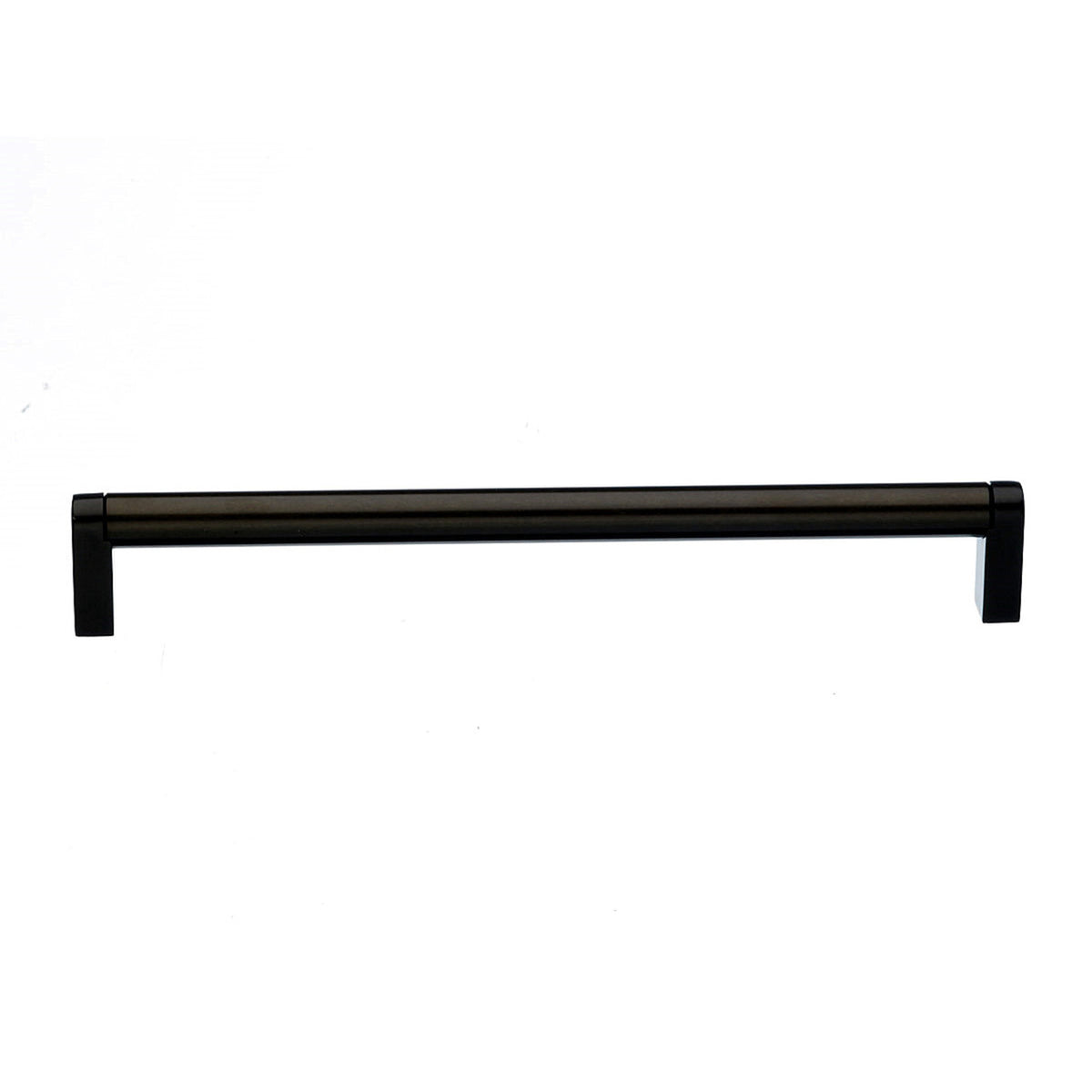 Top Knobs M1035: 15" cc Pennington Round Bar Cabinet Pull - Oil Rubbed Bronze