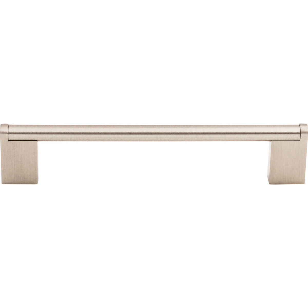 Top Knobs M1043: 6-5/16" cc Princetonian Round Bar Cabinet Pull - Brushed Satin Nickel