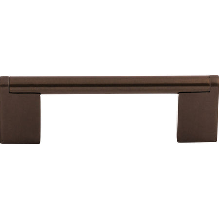 Top Knobs M1069: 3-3/4" cc Princetonian Round Bar Cabinet Pull - Oil Rubbed Bronze