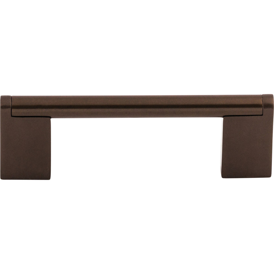 Top Knobs M1069: 3-3/4" cc Princetonian Round Bar Cabinet Pull - Oil Rubbed Bronze