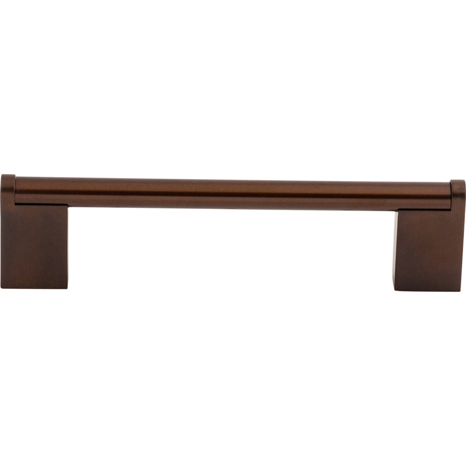 Top Knobs M1070: 5-1/16" cc Princetonian Round Bar Cabinet Pull - Oil Rubbed Bronze