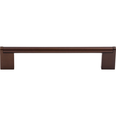 Top Knobs M1071: 6-5/16" cc Princetonian Round Bar Cabinet Pull - Oil Rubbed Bronze