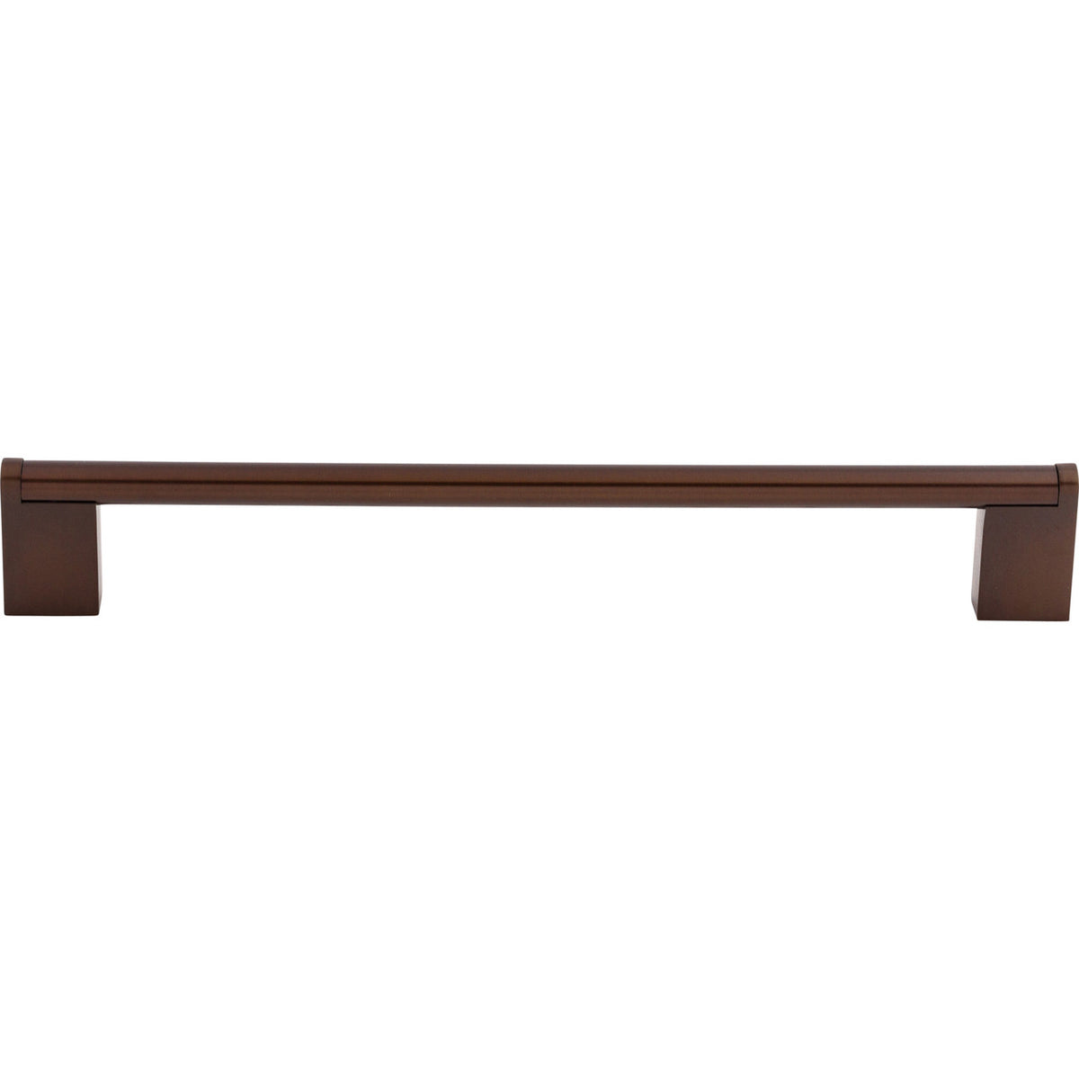 Top Knobs M1072: 8-13/16" cc Princetonian Round Bar Cabinet Pull - Oil Rubbed Bronze