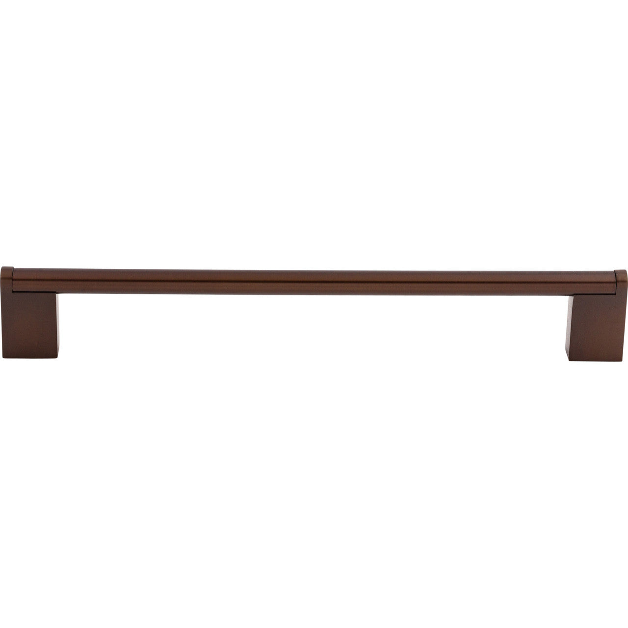Top Knobs M1072: 8-13/16" cc Princetonian Round Bar Cabinet Pull - Oil Rubbed Bronze