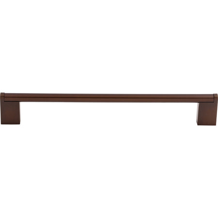 Top Knobs M1072: 8-13/16" cc Princetonian Round Bar Cabinet Pull - Oil Rubbed Bronze