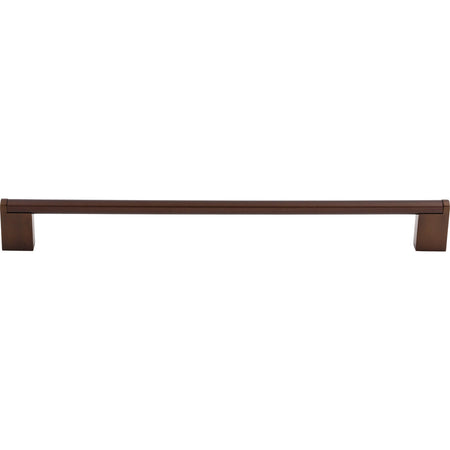 Top Knobs M1073: 11-11/32" cc Princetonian Round Bar Cabinet Pull - Oil Rubbed Bronze