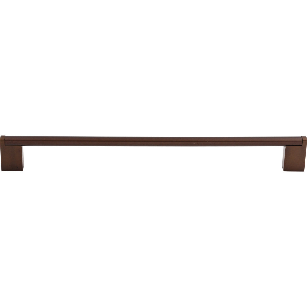 Top Knobs M1074: 15" cc Princetonian Round Bar Cabinet Pull - Oil Rubbed Bronze