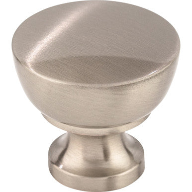 Top Knobs M1119: 1-1/4" Bergen Round Cabinet Knob - Brushed Satin Nickel