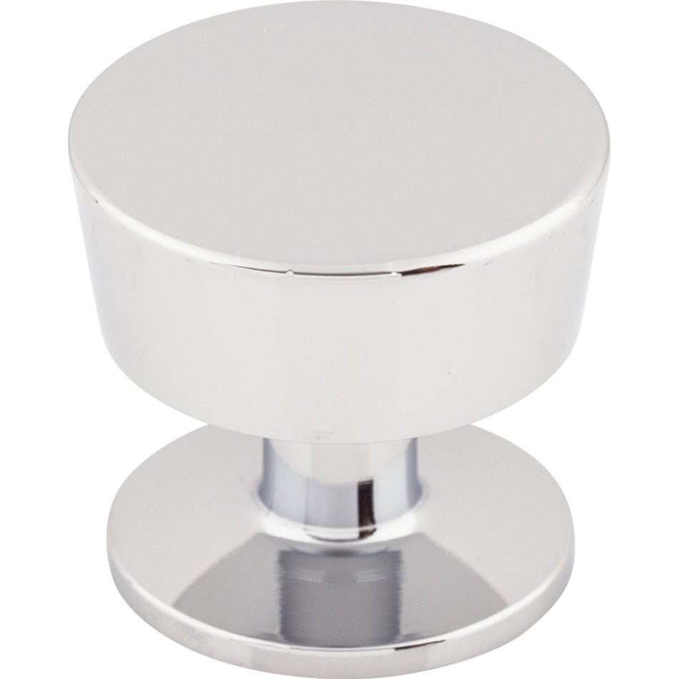 Top Knobs M1124: 1-3/16" Essex Round Cabinet Knob - Polished Chrome