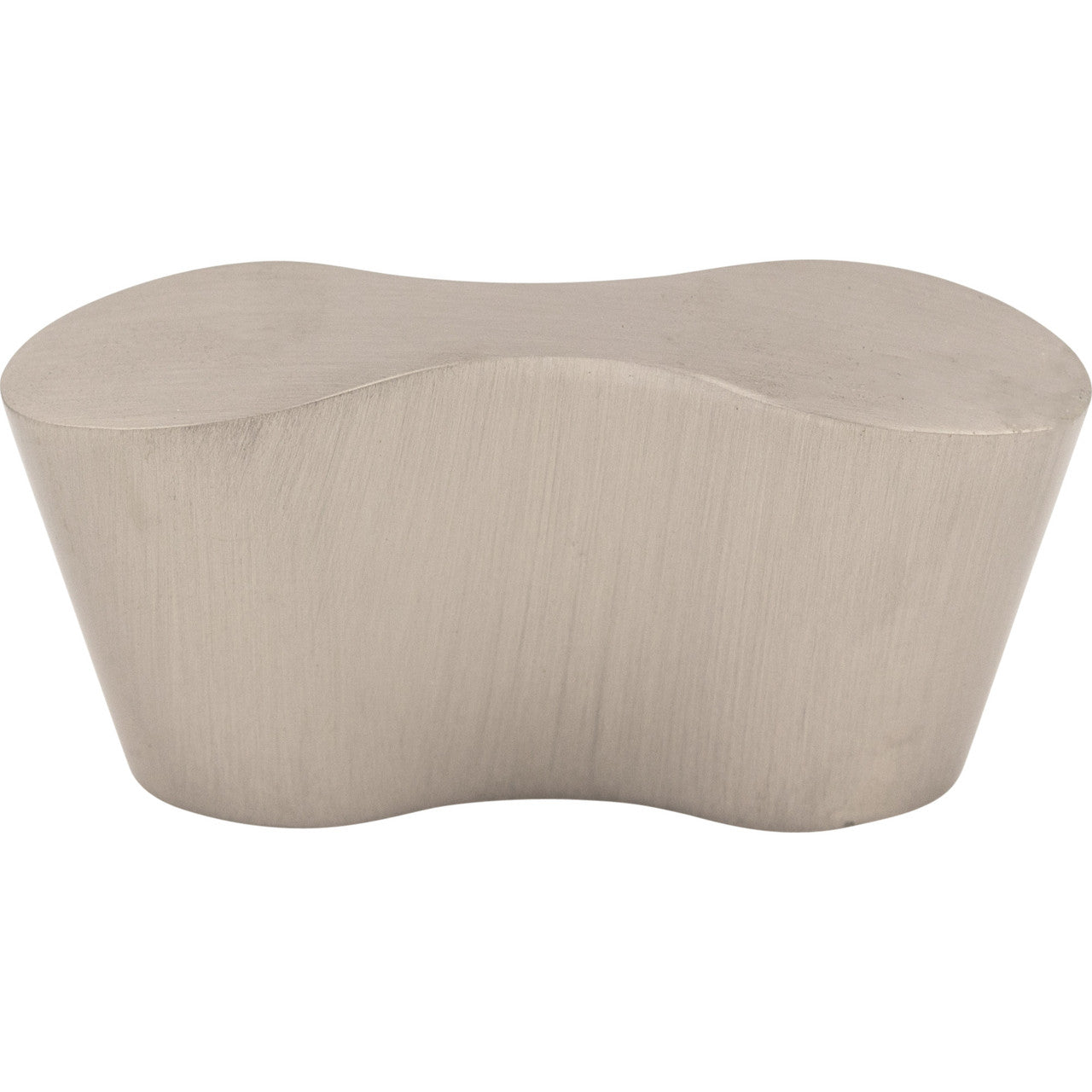 Top Knobs M1125: 1-1/4" cc Infinity Oval Cabinet Knob - Brushed Satin Nickel