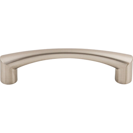Top Knobs M1128: 3-3/4" cc Hidra Bar Cabinet Pull - Brushed Satin Nickel