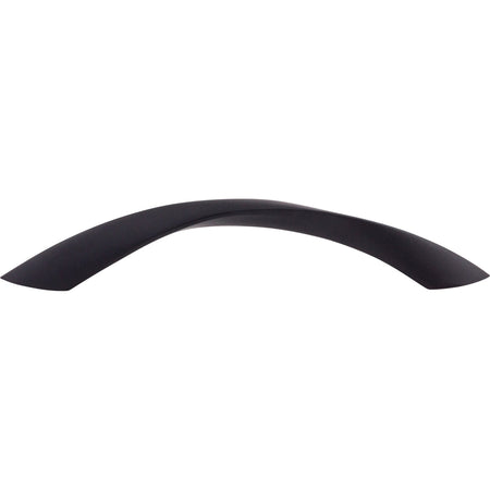 Top Knobs M1144: 5-1/16" cc Twist Bow Cabinet Pull - Flat Black