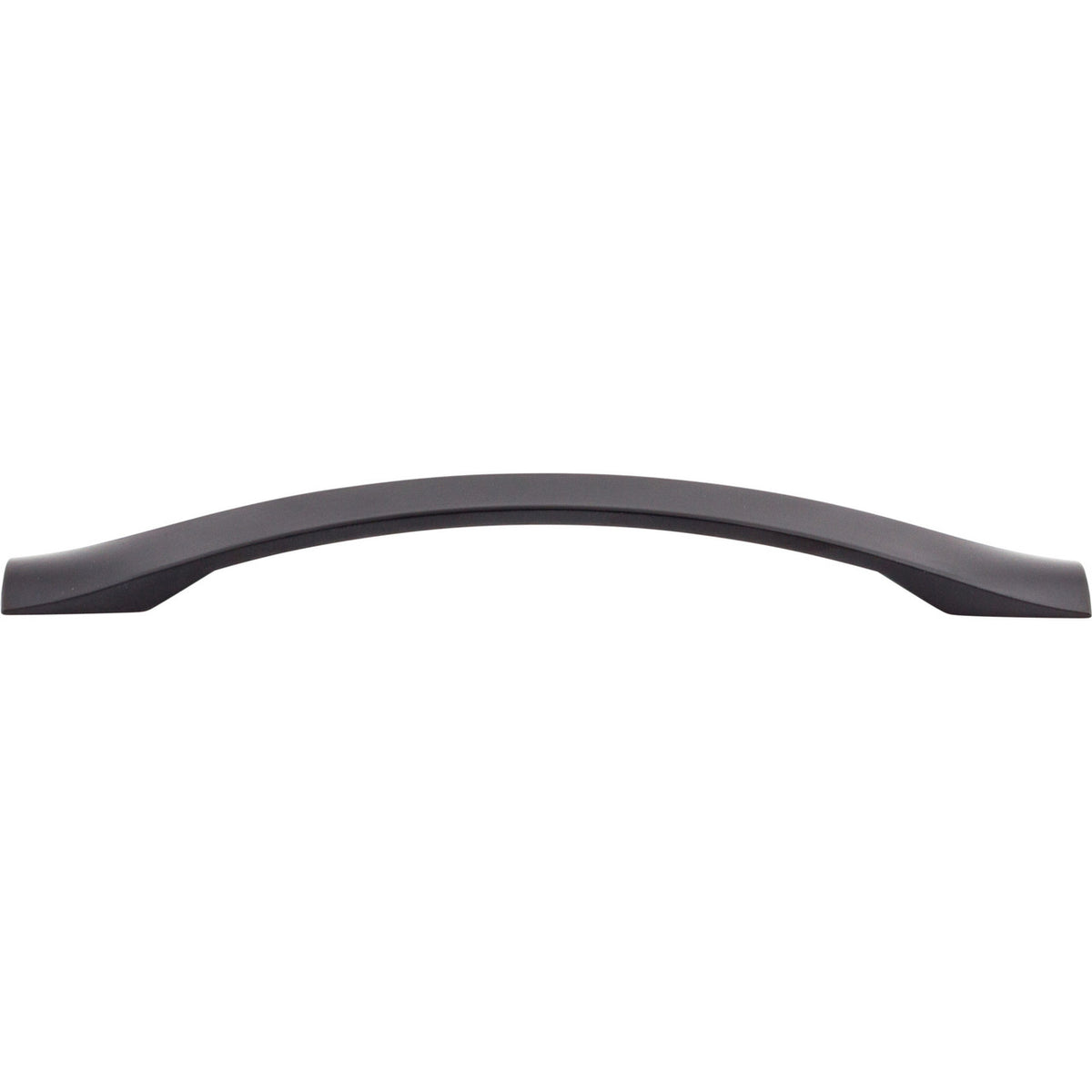 Top Knobs M1150: 6-1/4" cc Crest Arch Cabinet Pull - Flat Black