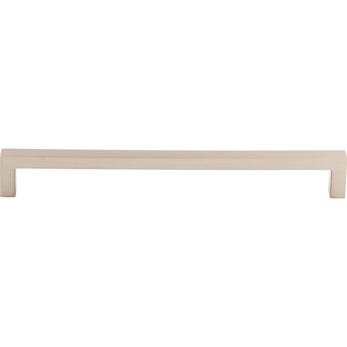 Top Knobs M1152: 8-13/16" cc Asbury Square Bar Cabinet Pull - Brushed Satin Nickel