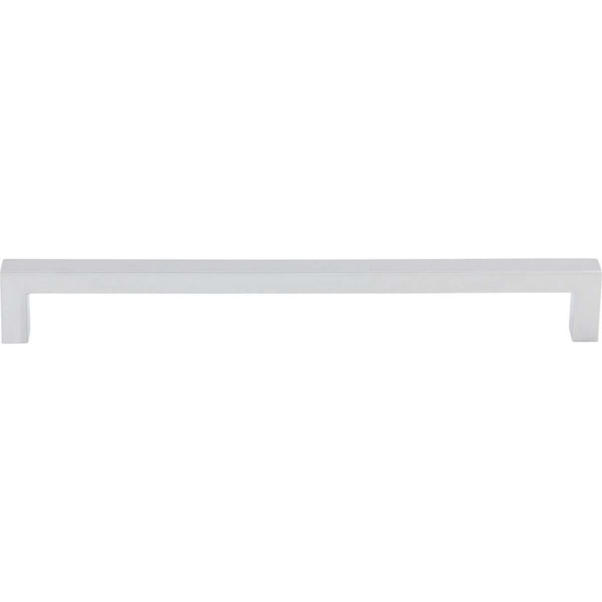 Top Knobs M1154: 8-13/16" cc Nouveau III Square Bar Cabinet Pull - Polished Chrome