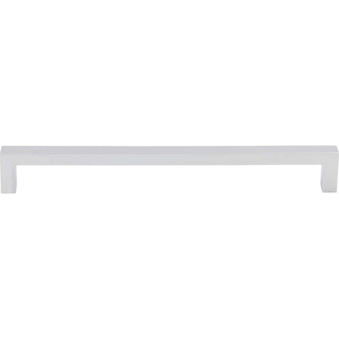 Top Knobs M1154: 8-13/16" cc Nouveau III Square Bar Cabinet Pull - Polished Chrome