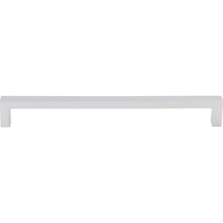 Top Knobs M1154: 8-13/16" cc Nouveau III Square Bar Cabinet Pull - Polished Chrome