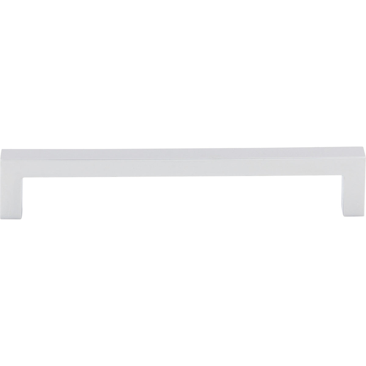 Top Knobs M1157: 6-5/16" cc Nouveau III Square Bar Cabinet Pull - Polished Chrome