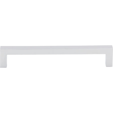 Top Knobs M1157: 6-5/16" cc Nouveau III Square Bar Cabinet Pull - Polished Chrome