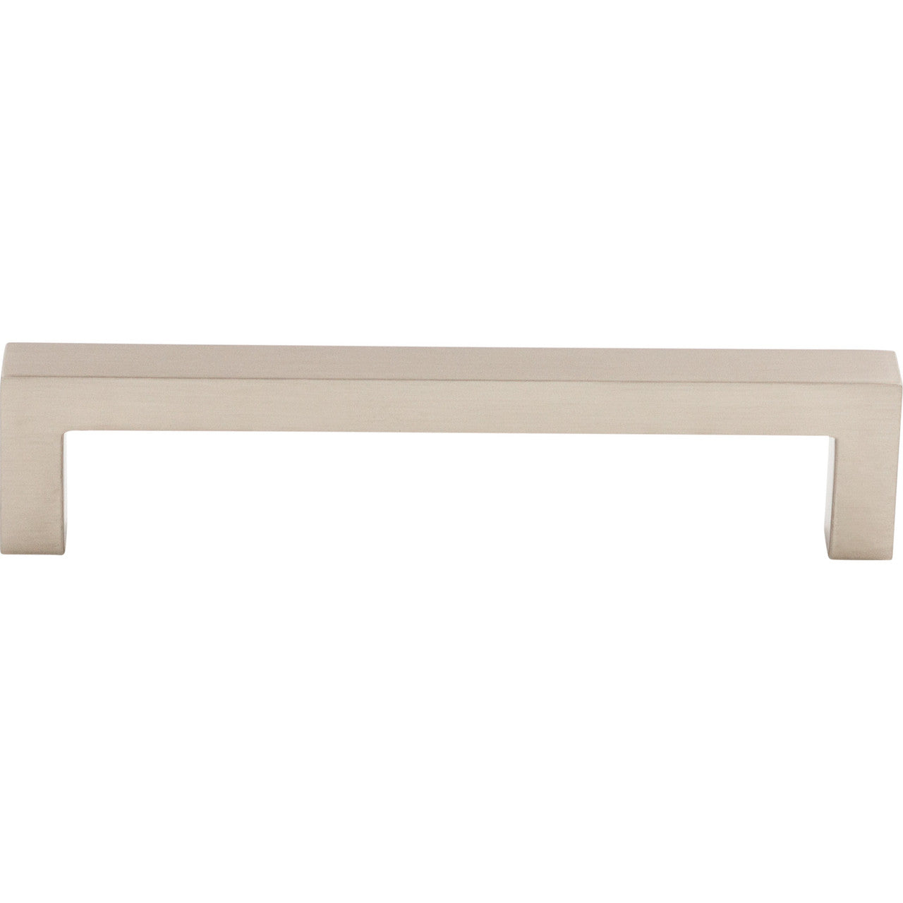 Top Knobs M1158: 5-1/16" cc Asbury Square Bar Cabinet Pull - Brushed Satin Nickel
