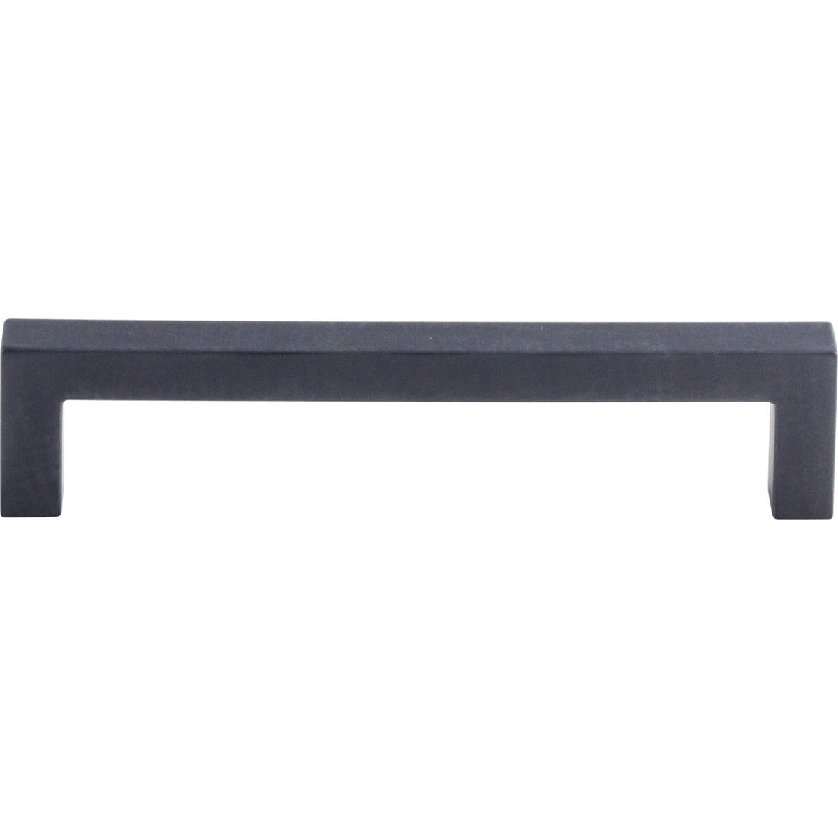Top Knobs M1159: 5-1/16" cc Nouveau III Square Bar Cabinet Pull - Flat Black