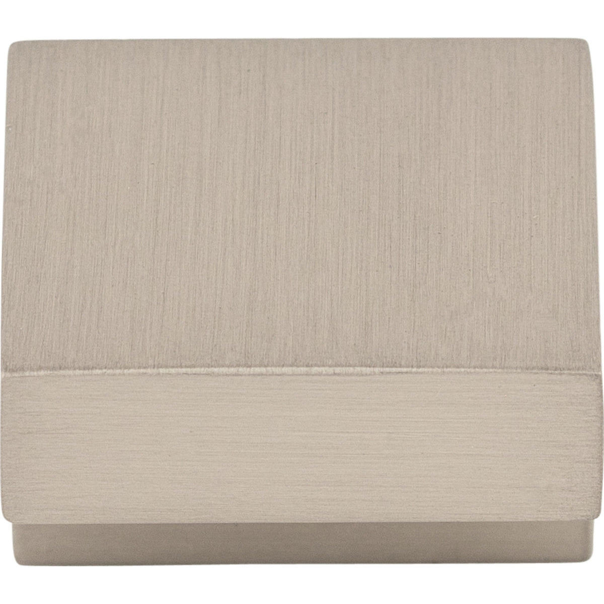 Top Knobs M1164: 1" cc Asbury Square Cabinet Knob - Brushed Satin Nickel